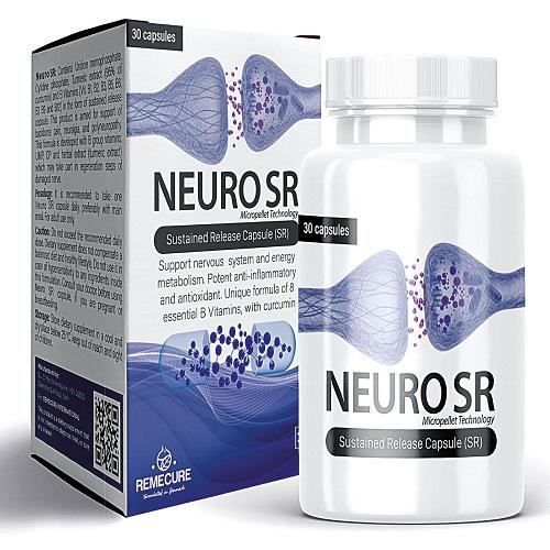 Neuro SR Food Supplement to Treatment Neuralgia and Spinal Column Pain 30Capsules