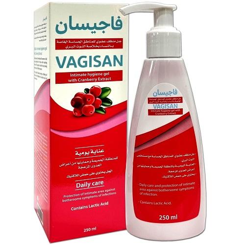 Vagisan Intimate Hygiene Gel with Cranberry Extract Daily Care Protection of Intimate Area with Lactic Acid 250ml