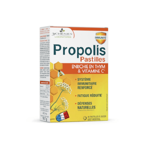 3Chenes Propolis to Strengthening the Immune System and Reduced Fatigue with Menthol Flavored 40Lozenges