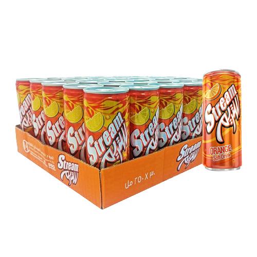 Stream Soft Drink Orange Flavor 250ml 30Pcs