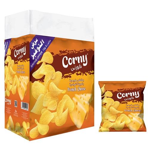 Corny Potato Chips with French Cheese 12g 14Pcs