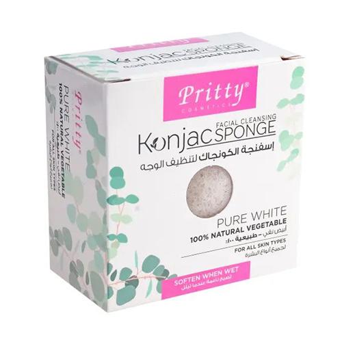 Konjac Face Cleansing Sponge White