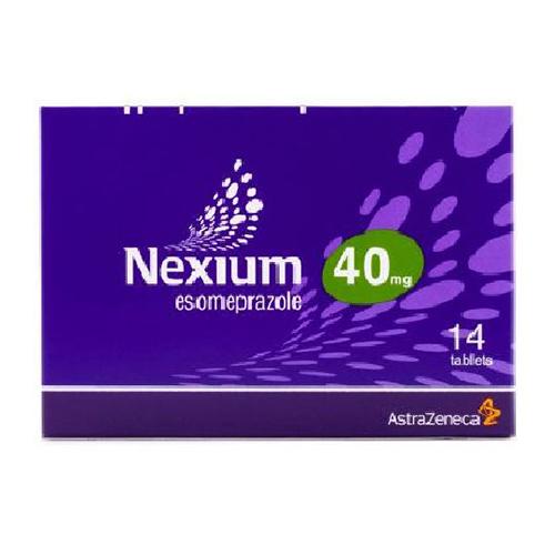 نيكسيوم ايزوميبرازول 40مجم لعلاج قرحة المعدة وارتجاع المريء 14قرص