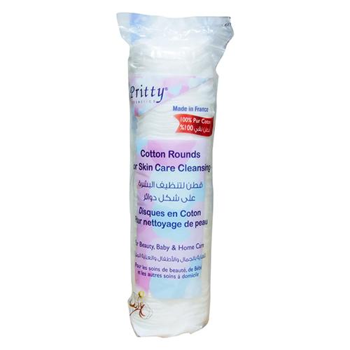 Pritty Cotton Rounds for Skin Care Cleansing 80Pcs