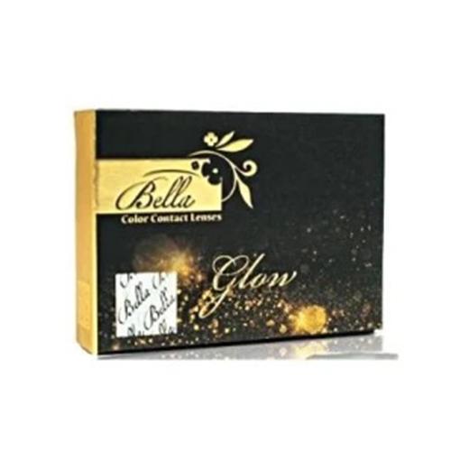 Bella Glow Colored Contact Lenses Gray Caramel