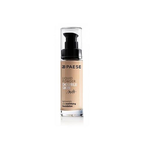 Paese Cosmetics Liquid Powder Double Skin Matt Lightweight and Mattifying Foundation Beige No.30M