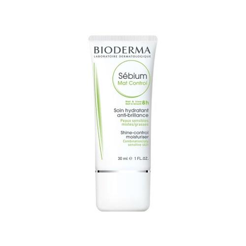 Bioderma Sebium Mat Control Cream to Remove Shine and Moisturize the Skin 30ml