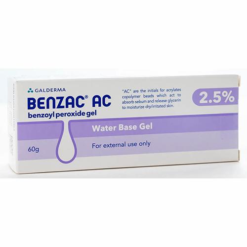بنزاك 2.5 % جيل 60 جم
