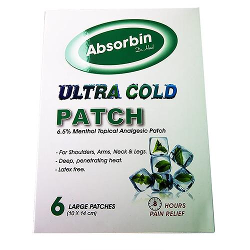 Absorbine Ultra Cold Patch 6Pcs Green