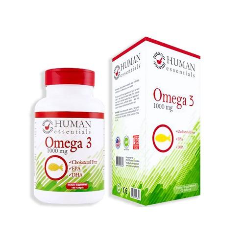 Human Essentials Omega 3 1000Mg 100 Tablets