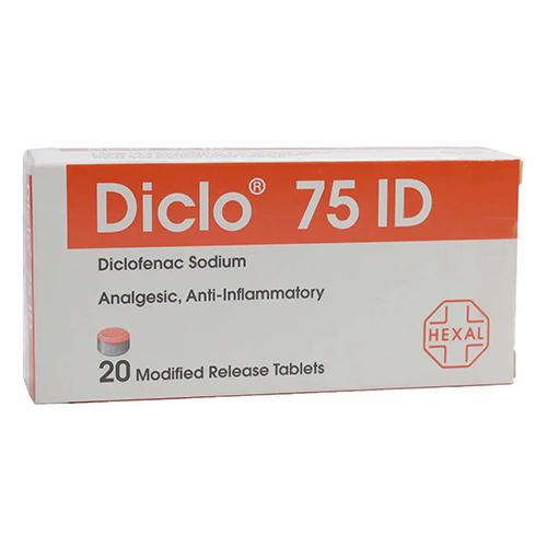 Diclo 75mg ID 20Tablets