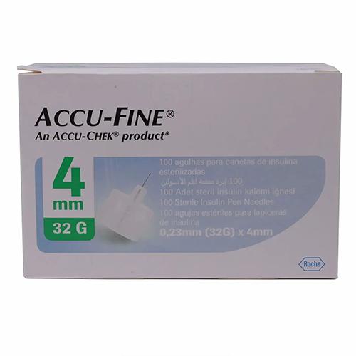 Accu Check Accu Fine 4X0.23Mm 32G 100Pcs