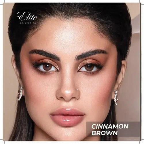 Bella Elite Monthly Contact Lenses Cinnamon Brown