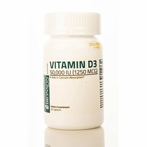 Bronson 50000IU Vitamin D 30Capsules