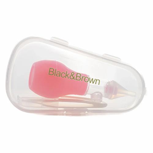Black and Brown Baby Nasal Aspirator
