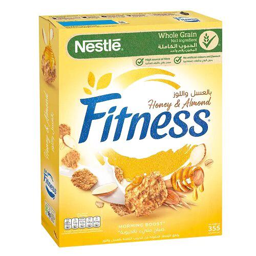 Nestle Fitness Breakfast Cereal and Whole Grain with Honey and Almond 355g