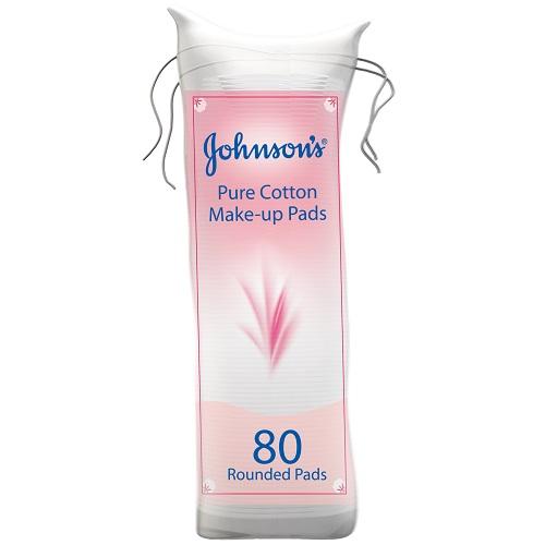 Johnson's Pure Cotton Pads 80Pcs