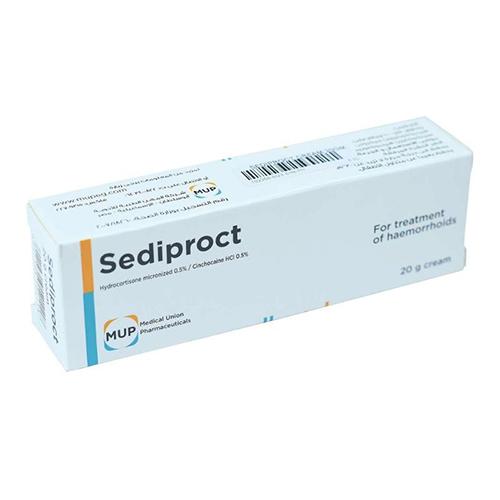 سيديبروكت كريم هيدروكورتيزون 0.5% سينكوكائين هيدروكلوريد 0.5% لعلاج البواسير 20جم