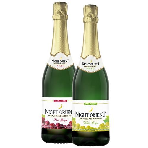 Night Orient Red Grape Drink + White Grape Drink 750ml 2Pcs