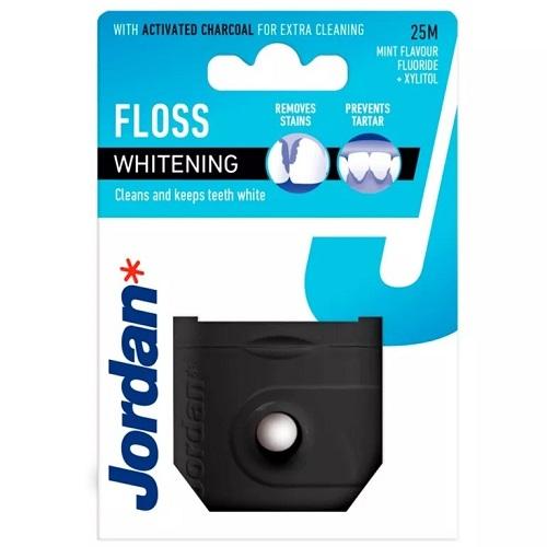 Jordan Teeth Whitening & Cleaning Floss With Charcoal 25Mtr