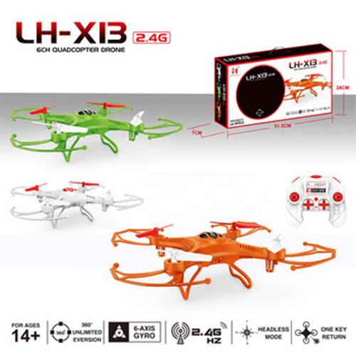 طائرة بأربع مروحيات مع جهاز تحكم عن بعد موديل رقم.LH-X13S