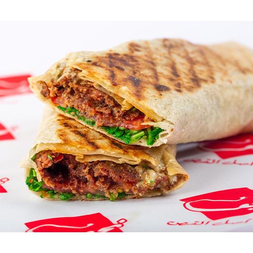 ساندويتش شاورما صاج لحم