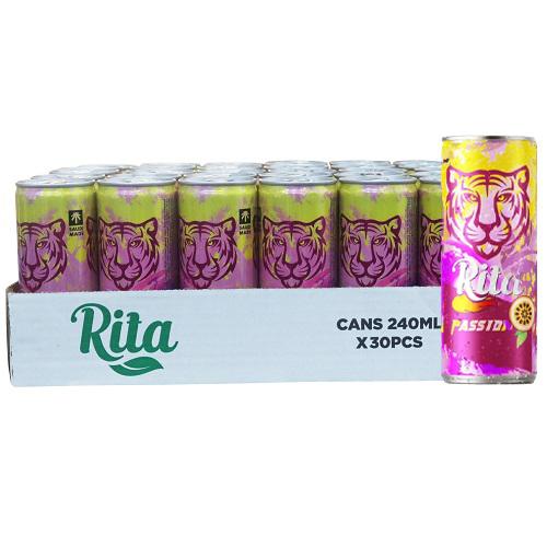 Rita Soft Drink Passion Flavor 240ml 30Pcs