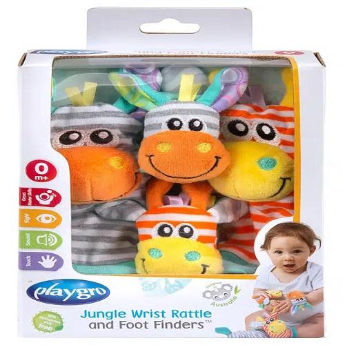 Playgro Jungle Wrist Rattle and Foot Finder Model No.PG0183077