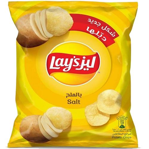 ليز شيبس بالملح 12جم 