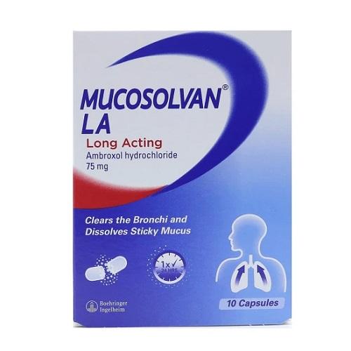 Mucosolvan LA Lond Acting 75mg 10Capsules