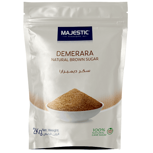 Majestic Demerara Brown Sugar 2Kg