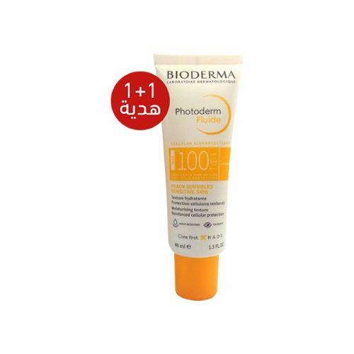 Bioderma Photoderm Fluide Sunscreen with SPF100 40ml 1+1Free