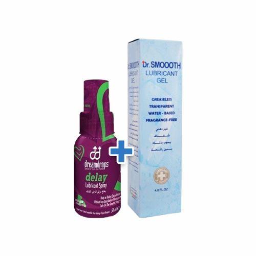 Dream Drops Delay Spray 50ml and Doctor Smooth Lubricant Gel 113g