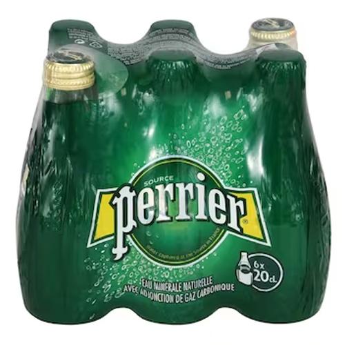 Perrier natural mineral water 200ml 6Pcs