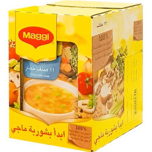 Maggi 11 Vegetables Soup 53g 12Pcs