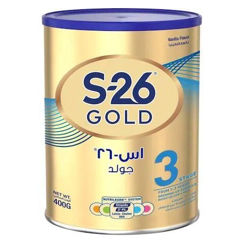 S26 Gold 3 Milk Formula to Healthy Growth for Children from1to3Years 400g