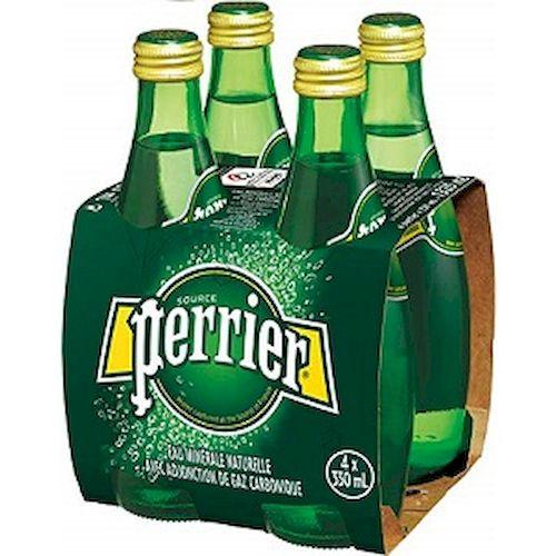 Perrier natural mineral water 330ml 4pcs