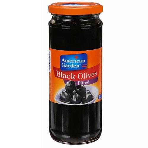 Americana Garden Black Spanish Olives Pitted 450g
