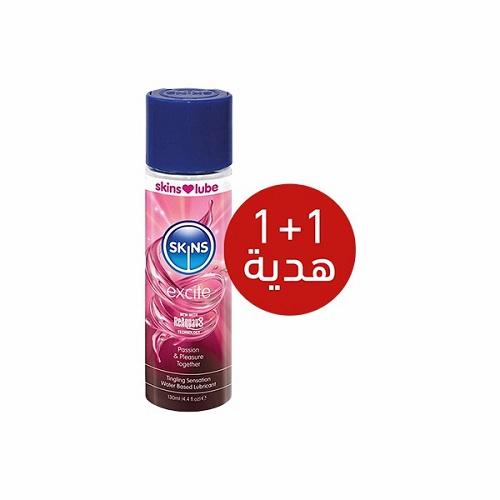 سكينس اكسيت جل مزلق طبيعي للنساء 130مل 1+1مجانا