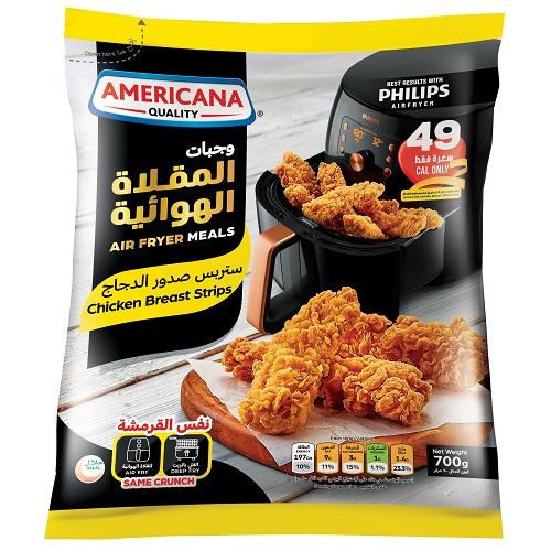 Americana Air Fryer Strips Chicken Breast 700g