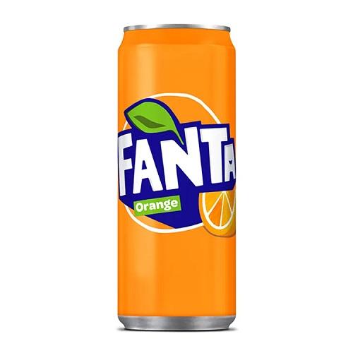 Fanta Soft Drink Orange Flavor Can 250ml