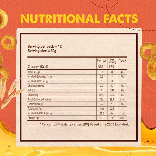 Nestle Cheerios Honey Breakfast Cereal 375g