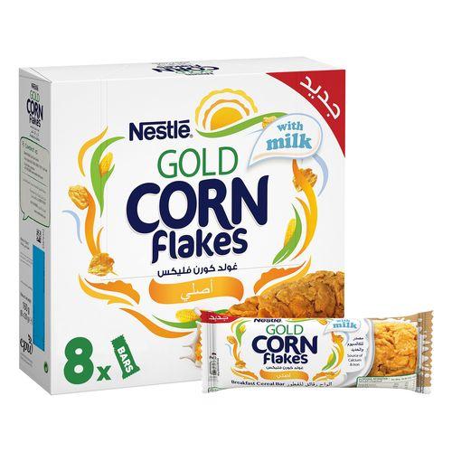 Nestle Gold Corn Flakes Breakfast Cereals with Corn 20g 8Bars
