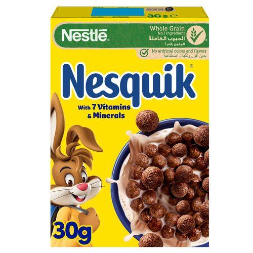 Nestle Nesquik Whole Grain Breakfast Cereal Flakes 30g