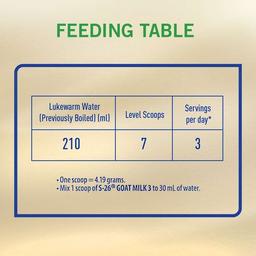 S 26 Goat Milk Formula 3 to Healthy Growth for Infants from1to3Years 380g