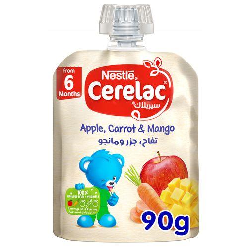 Nestle Cerelac from 6Months with Apple Carrot and Mango 90g