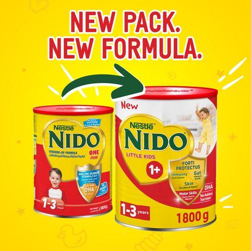 Nestle Nido1+ Formula Milk Powder to Promote Children Growth from 1to3Years 1800g