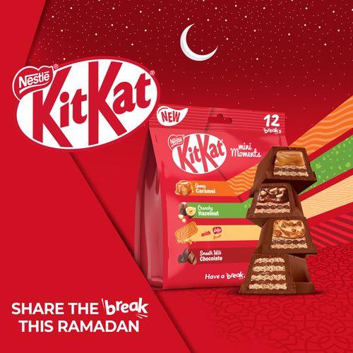 كيت كات ميني مومنتس بسكويت شوكولاتة مقرمش 201جم