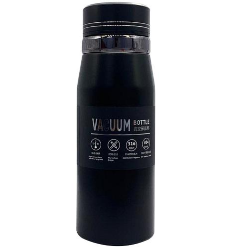 Vacuum Stainless Steel Thermos Black Model No.1568-4