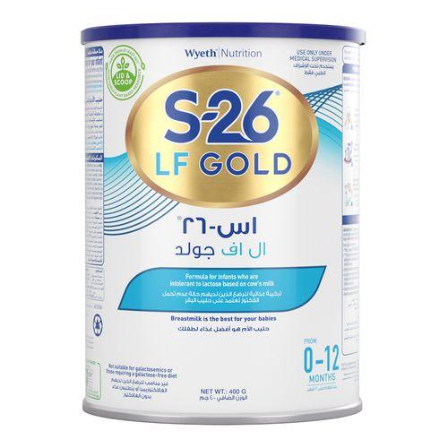 S 26 LF Gold Powder Milk Formula Anti Regurgitation for Infants from Birth to12Months 400g